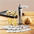 thumbnail image 3 of 1 pack, home cookie stamper for making cookies, baking decorating gun for buttercream frosting, baking tools, 8.26*2.16 inches, 3 of 6