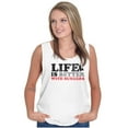thumbnail image 4 of Life Is Better With Burgers Wimpy Tank Top T Shirts Men Women Brisco Brands S, 4 of 6