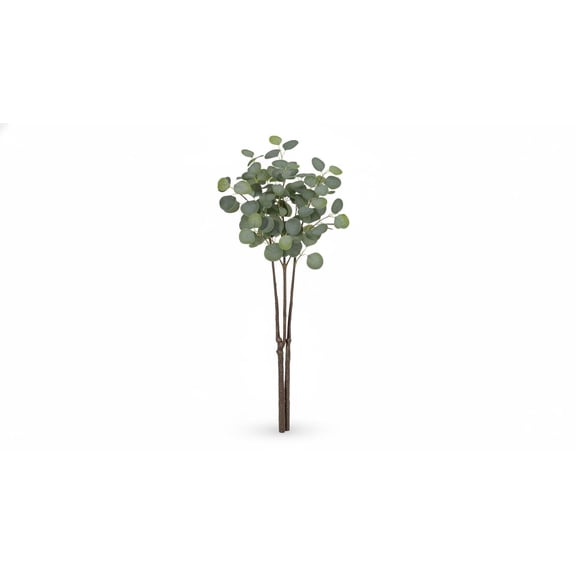 Tall Artificial Eucalyptus Tree in White Planter - 6FT Realistic Faux Silk Indoor Plant - Lifelike Green Floor Decor for Home, Office, Living Room - Modern Decorative Fake Tree (6FT)