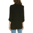 thumbnail image 2 of T Tahari womens  3/4-Sleeve Jacket, M, Black, 2 of 3
