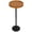 Wood, variant on ManyFun 11.81" Small Round Side Table Cocktail Drink Table Accent Table for Living Room Walnut