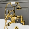 thumbnail image 2 of Deck Mount Clawfoot Tub Faucet with Handshower, 2 of 2