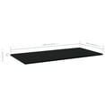 thumbnail image 4 of vidaXL Bookshelf Boards 4 pcs Black 100x50x1.5 cm Engineered Wood, 4 of 4