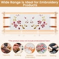 thumbnail image 3 of HLONK Embroidery Scroll Frame Wooden Cross Stitch Scroll Frame Rotated Needlepoint Embroidery Tapestry Scroll Frame Adjustable Needlepoint Stretcher Frame for Embroidery 12 x 21inch, 3 of 11
