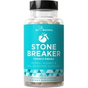 Stone Breaker Chanca Piedra – Natural Kidney Cleanse & Gallbladder Formula – Detoxify Urinary Tract, Flush Impurities, Clear System – Hydrangea & Celery Seed Extract – 60 Vegetarian Soft Capsules