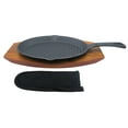 Mr. BarBQ Classic Prestige Cast Iron Fajita Platter Set