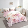 thumbnail image 3 of Castle Fairy 7-Piece Butterfly Rose Full Bedding Comforter Set, 3 of 8