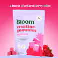 thumbnail image 2 of Bloom Berry Boost Creatine Gummies, 36 Gummies, 12 Servings, 2 of 8