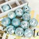 thumbnail image 4 of Bolas de Navidad azules de 6 cm, juego de 12 adornos de bolas de Navidad de plástico, adornos colgantes, adornos para árboles de Navidad, para decoración de bodas, fiestas en casa, Navidad, 4 of 5