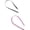 Noir/violet Clair, variante sur CTM® Pinces Élastiques pour Mitaines Ajustables 1/2 Pouce pour Enfants (Lot de 2)