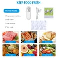 thumbnail image 6 of Mini Bag Sealer, AMIR USB Rechargeable Vacuum Bag Sealer for Plastic Bags Snack Cookies Foods Storage White, 6 of 9