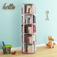 thumbnail image 4 of 5 Tier 360° Rotating Stackable Shelves Bookshelf Organizer, 4 of 5
