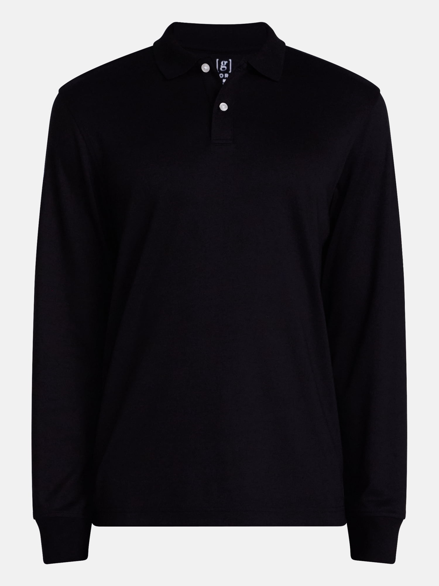 George Men's Interlock Polo Shirt with Long Sleeves, Sizes S-5XB
