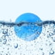 thumbnail image 2 of Bola de agua de silicona, globo de agua magnético, juguete para jugar en la piscina de la playa (azul), 2 of 3