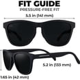 thumbnail image 6 of Grinderpunch Womens Polarized Sunglasses UV400 Protection Classic Retro Driving Sun Glasses Trendy Fashion Shades - Tortoise, 6 of 8