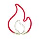 thumbnail image 1 of Flame Neon Signs Luces De Neón Creativas En Forma De Llama Para Decoración De Pared Usb / Luces De Pared De Neón De Fuego Que Funcionan Con Batería Para El Hogar Dormitorio Bar Fiesta Moyic HA036881-00, 1 of 6