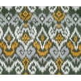 thumbnail image 4 of oneOone Cotton Flex Fabric Diamond & Swirl Ikat Decor Fabric Printed BTY 40 Inch Wide, 4 of 4