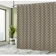 thumbnail image 5 of Ambesonne Antique Oriental Shower Curtain, Circular Eastern, 69"Wx84"L, Tan Dark Sepia, 5 of 5