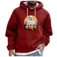 thumbnail image 3 of toraway Hoodies for Men Puff Print Men's Hooded Sweatshirt M, 3 of 4