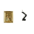 thumbnail image 1 of Luzkey Resin Photo Frame Card Display Holder Poster Glass Front Picture Frame Thinker Statues Ladder Statue Resin Abstract Figure Handicraft for Bookshelf Decorative Objects Desktop Table, 1 of 8
