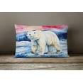 thumbnail image 2 of Polar Bear Throw Pillow 12 in x 16 in, 2 of 4