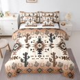 thumbnail image 1 of Erosebridal Tribal Aztec Bedding Sets Full Size, Triangle Geometric Comforter Sets with Sheets, Bohomian Style Decor, Reversible, 1 of 5