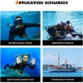 thumbnail image 3 of SMACO Mini Scuba Tank 1L Scuba Tank Support About 20 Minutes S400 Scuba Diving Tank Diving Equipment with Hand Pump,Black, 3 of 7
