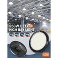 thumbnail image 2 of Lámpara LED UFO de gran altura ELEKICO, superbrillante, 250 W, 35000 LM, 5000 K, 2 of 5