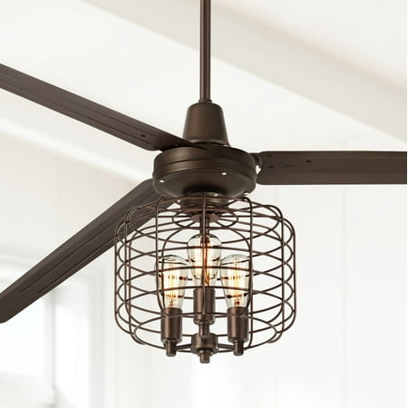 72 Casa Vieja Industrial Outdoor Ceiling Fan With Light Led