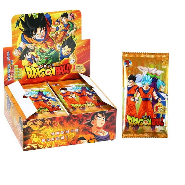 VIUWIZE 50 Tarjetas Coleccionables De Anime Sin Repetir, Lámina Dorada Con Grabado Láser, Ideal Para Regalar A Niños (serie Dragon Ball)