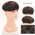 thumbnail image 3 of Cheveux Toupet, Remplacement de Résistance à la Chaleur Pièce de Cheveux Homme Réaliste à la Mode pour la Vie Quotidienne pour les Messieurs, 3 of 8