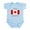 Sky Blue, variant on CafePress - Half Canadian Body Suit - Baby Light Bodysuit, Size Newborn - 24 Months
