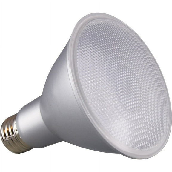 Satco PAR 30 LN LED Bulb - 12.50 W - 75 W Incandescent Equivalent Wattage - 120 V AC - 1000 lm - Parabolic Reflector - PAR30LN Size - Clear - Warm White Light Color - E26 Base - 250 | Bundle of 5 Each
