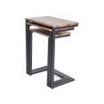 Zenvida Nesting Side/End Tables Set of 3 Tray Tables for Living Room