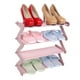thumbnail image 1 of Organizador de zapatos BuyWeek Acero inoxidable 4 niveles color rosa claro, 1 of 10