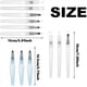 thumbnail image 4 of Juego de Pinceles de Acuarela 24 Piezas Pinceles para Pintura Al Agua Bolígrafos Recargables para Acuarela para Estudiantes, Fiestas, Manualidades (24 Piezas), 4 of 5