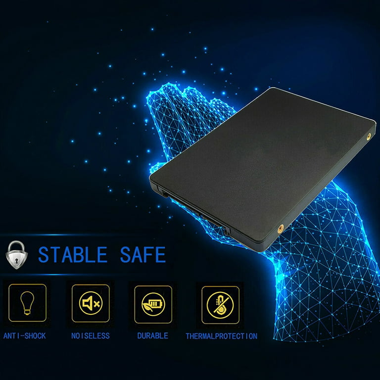 Disque dur SSD interne 2.5 « Solid State Drive jusqu'à 540 Mb / s Sata 6.0  Gb / s