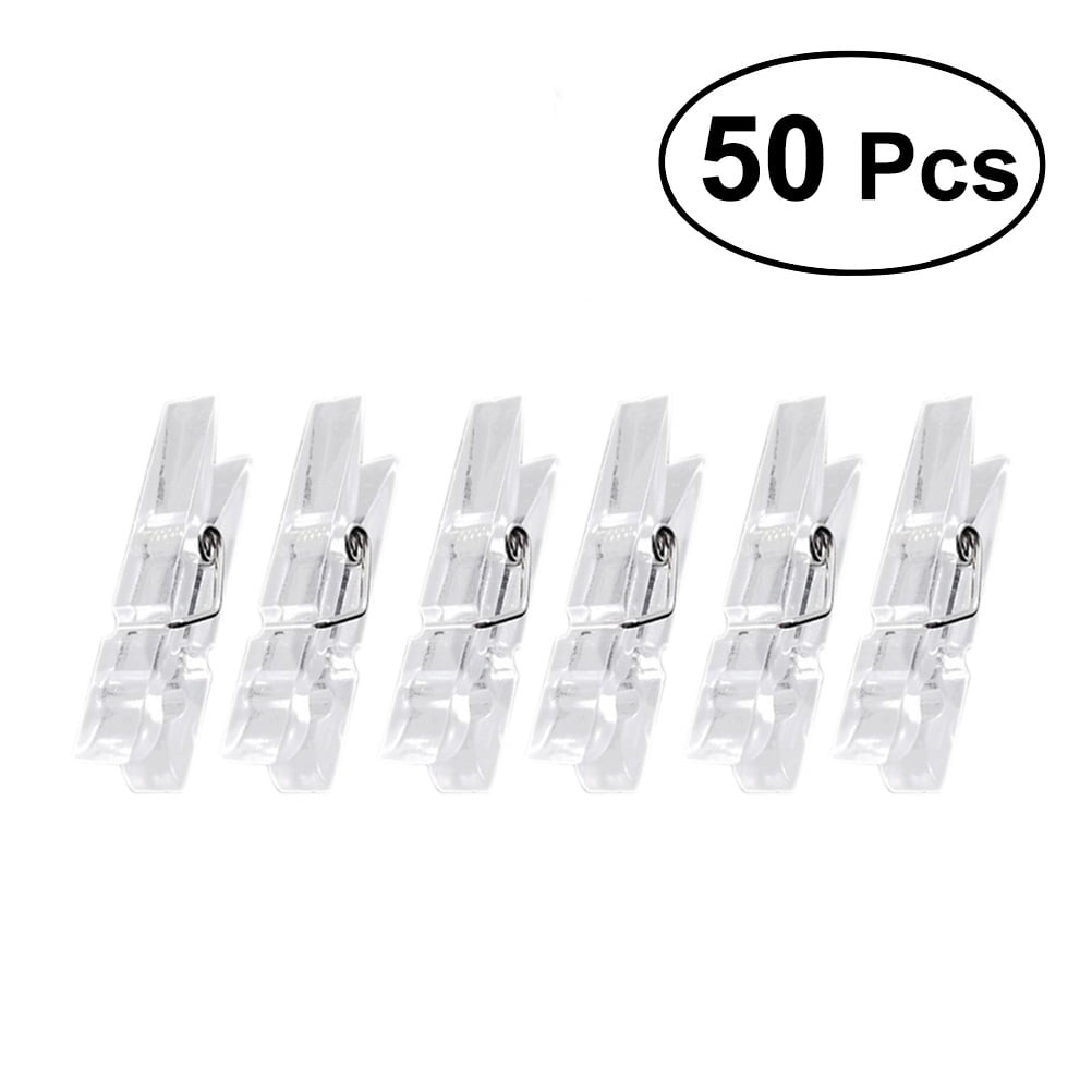 1000pcs Plastic Fasten Gripping Clamp Small Clip for Apparel Garment  Clothing Shirt Clips Cloth Package Accessories