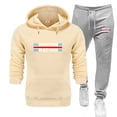 thumbnail image 1 of Traje con capucha de carreras Martini de marca Otoño Invierno 2024, sudadera con capucha de moda para hombre, pantalones de marca, traje de jogging informal, ropa deportiva, sudadera, 1 of 4