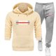thumbnail image 1 of Conjunto de chándal de carreras Martini para correr de otoño, sudadera con capucha y pantalones para hombre, chándal informal, ropa deportiva para hombre, ropa de gimnasio, chándal nuevo 2024, 1 of 4