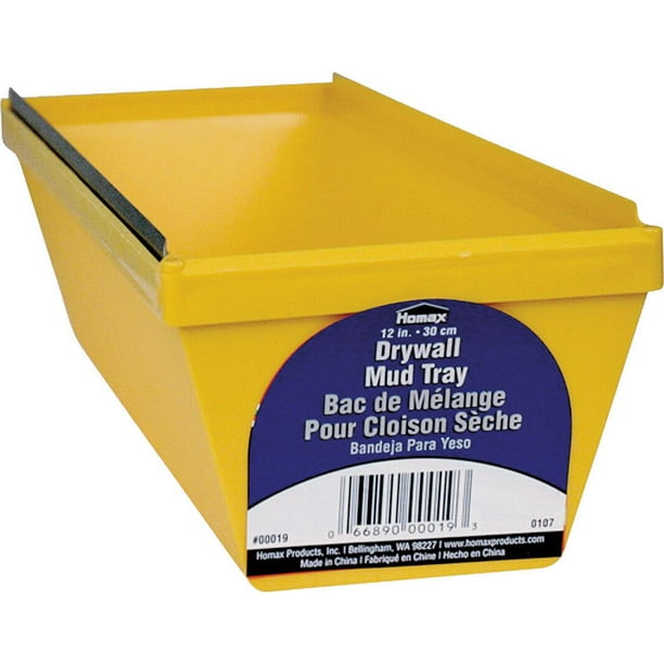Homax 12" Drywall Mud Tray with Metal Edge
