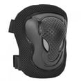 thumbnail image 4 of Conjunto de Equipo de Protecció para Patines, Rodilleras Engrosadas, Coderas, Guantes para Adultos, Rojo, Azul, Negro, L Personas y Adultos, 4 of 7