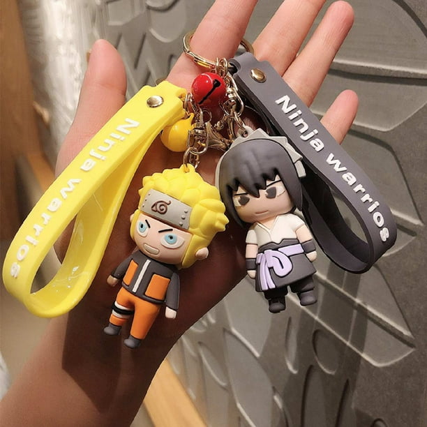 Cartoon Anime porte-clés mignon Naruto sasuke pendentif porte-clés 
