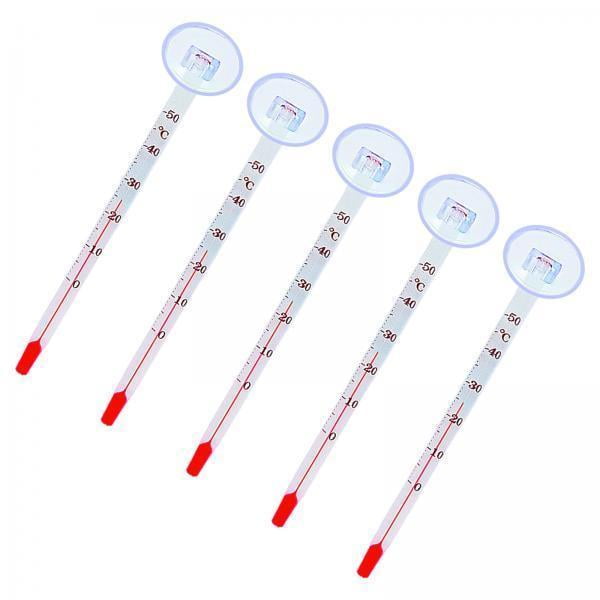 jinwen 2x5x Floating Thermometer Accessories Easy Read Analog Submersible Thermometer stick