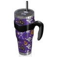 thumbnail image 2 of 40oz Tumbler,Halloween Cute Ghosts and Skeletons Insulated Tumblers with Removable Handle,Stainless Steel Double Vacuum Coffee Tumbler Cup with Straw for Home,Office,Travel,Party, 2 of 5