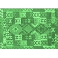 thumbnail image 1 of Ahgly Company Indoor Rectangle Southwestern Emerald Green Country Area Rugs, 6' x 9', 1 of 4