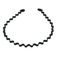 thumbnail image 3 of Serre-Tête Ondulé pour Femmes en Alliage Noir Taille Unique, 3 of 8