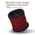 thumbnail image 5 of 2-Pieces Winter Beanie Hat Scarf Set Warm Knit Hat Thick Knit Skull Cap for Men Women, 5 of 7