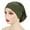 Army Green, variant on Wancir Ribbed Inner Cap Hijab for Women Muslim Underscarf Hat Bonnet Islamic Stretch Tube Cap Turban Headband