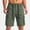 Army Green, variant on Men's Casual Stretch Quick Dry Cargo Shorts Classic Drawstring Expandable Waist Relaxed Fit Hiking Work Short with Muti Pockets Navy